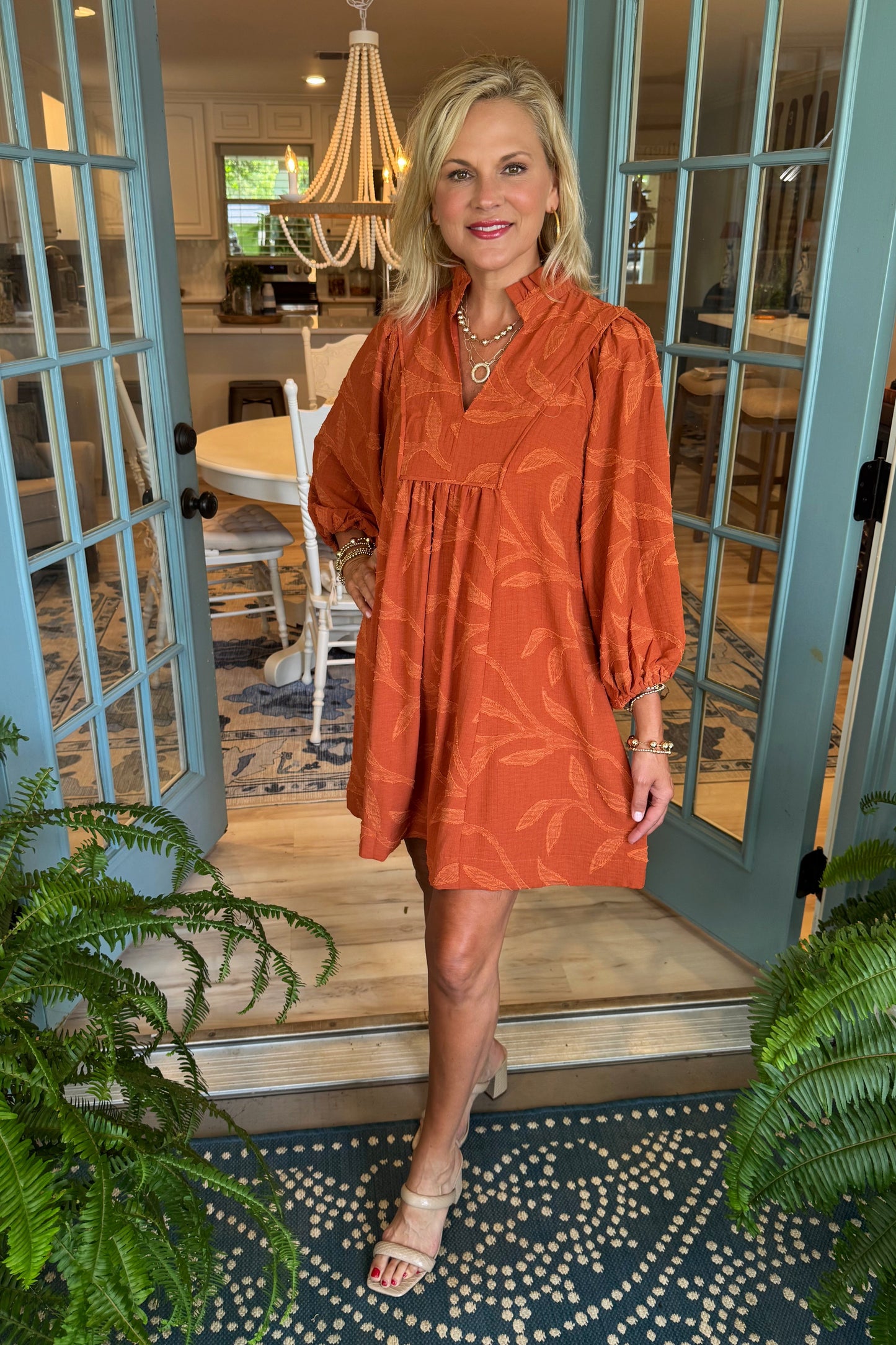 Jessy Dress - Rust