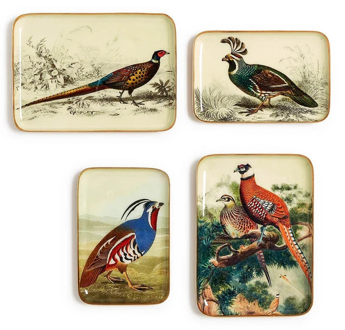 Pheasant Trinket Trays