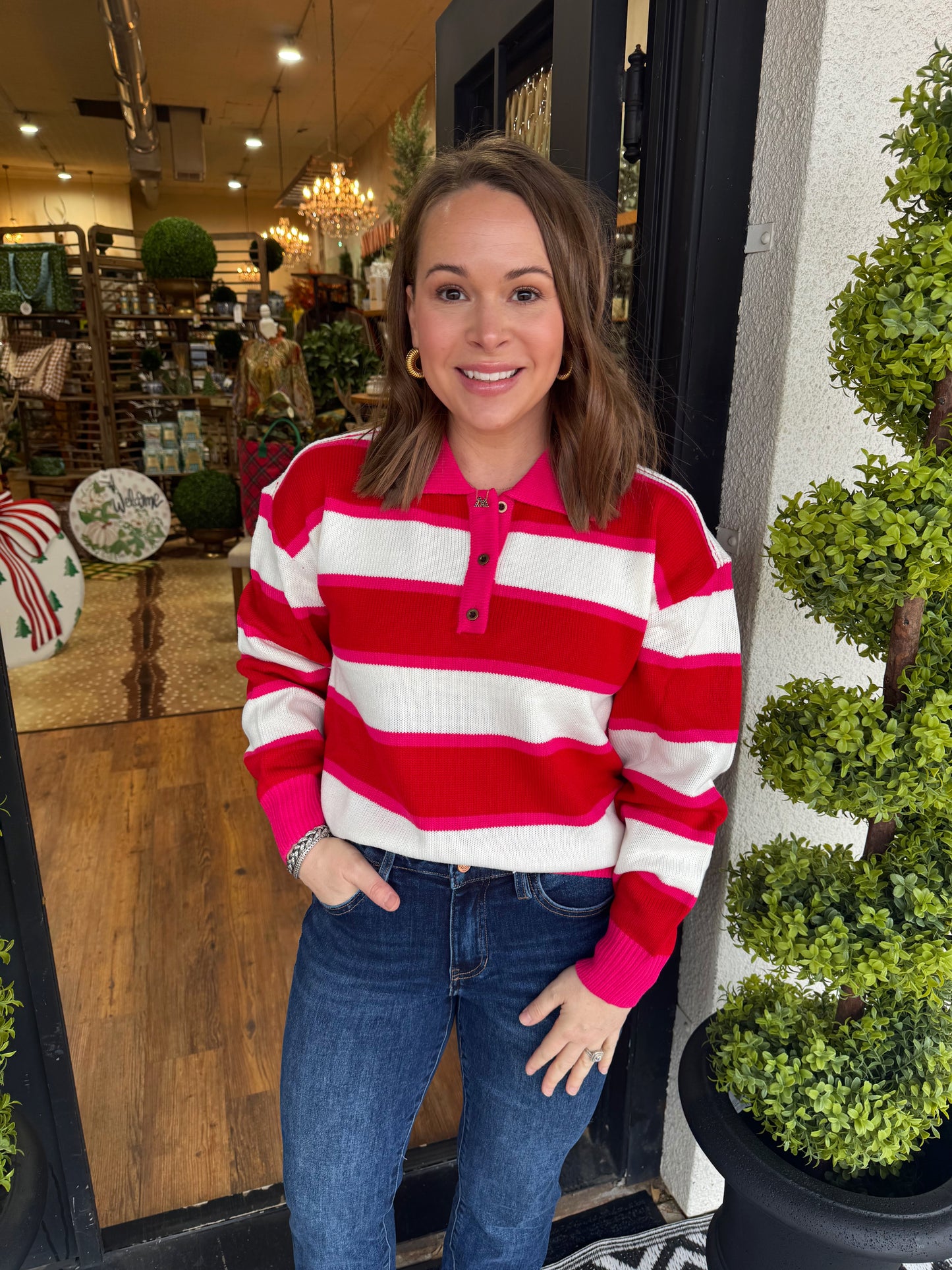 Poppy Top - Cherry Red