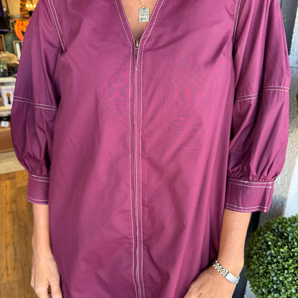 Lola Dress - Burgundy