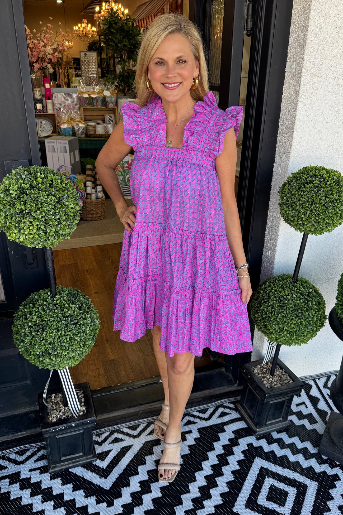 Uncle Frank Very Peri Sundress