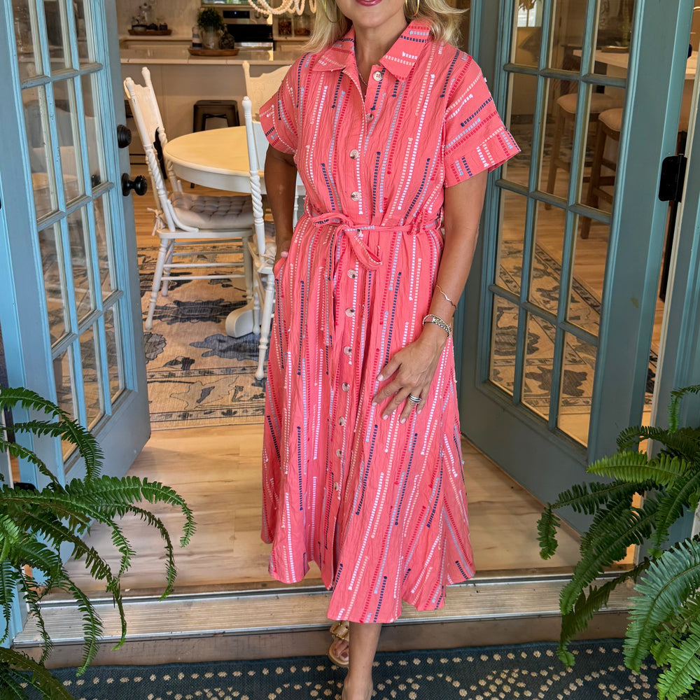 Wilson Dress - Salmon