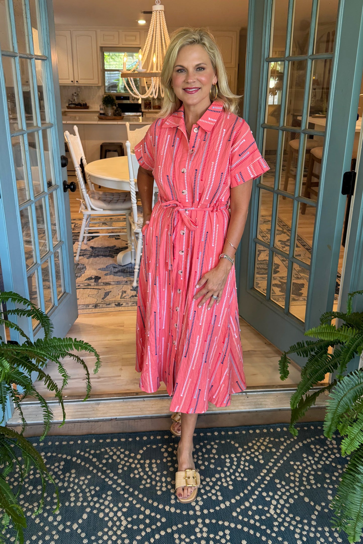 Wilson Dress - Salmon