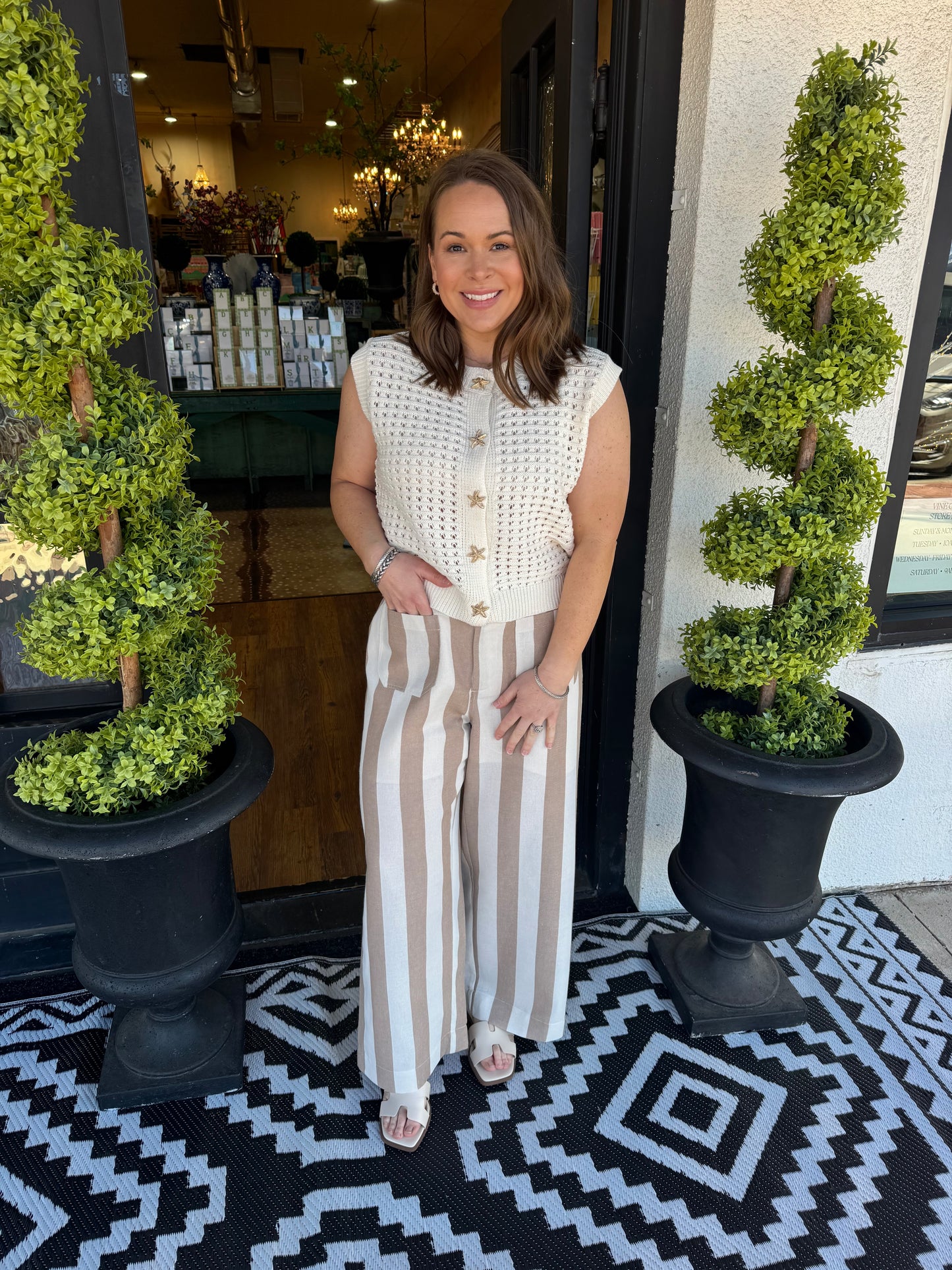 Michelle Pants - Taupe