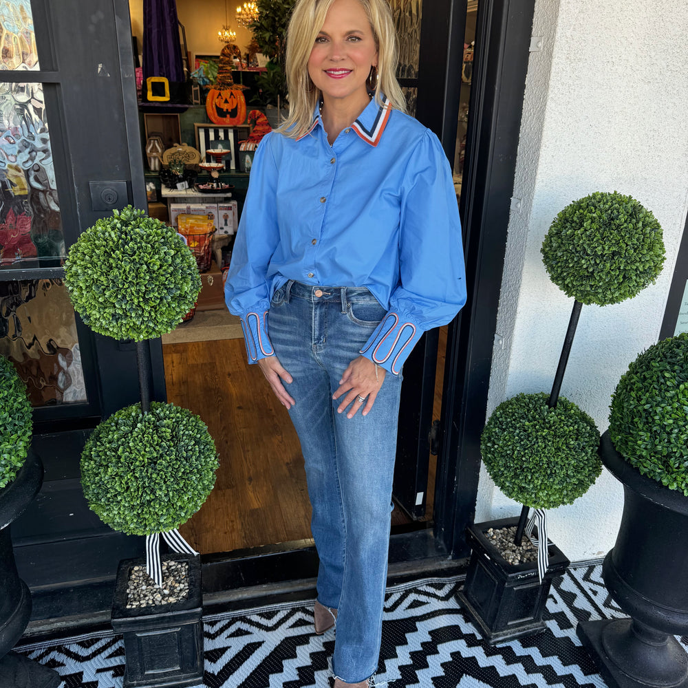 Nina Top - Blue