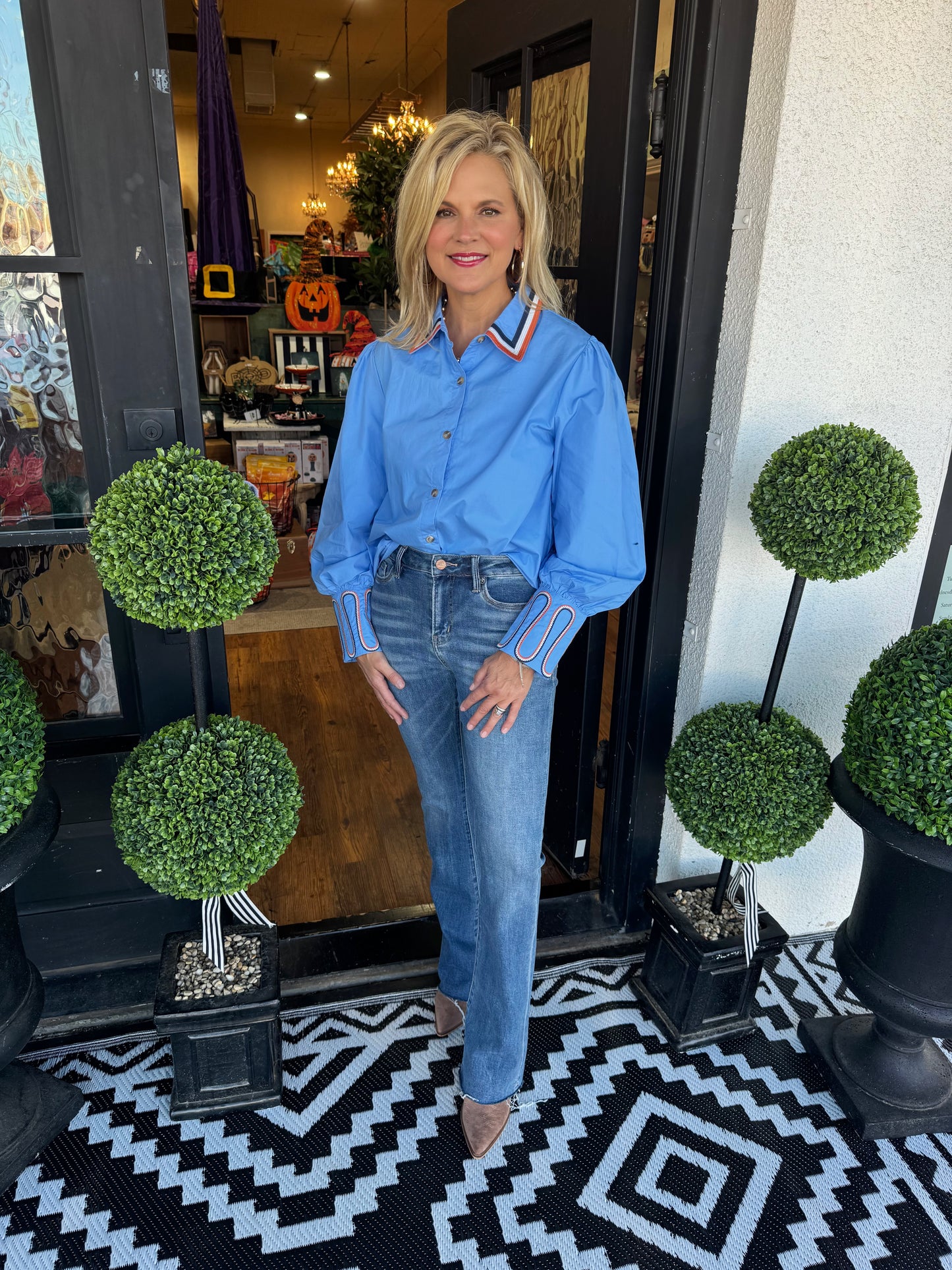 Nina Top - Blue