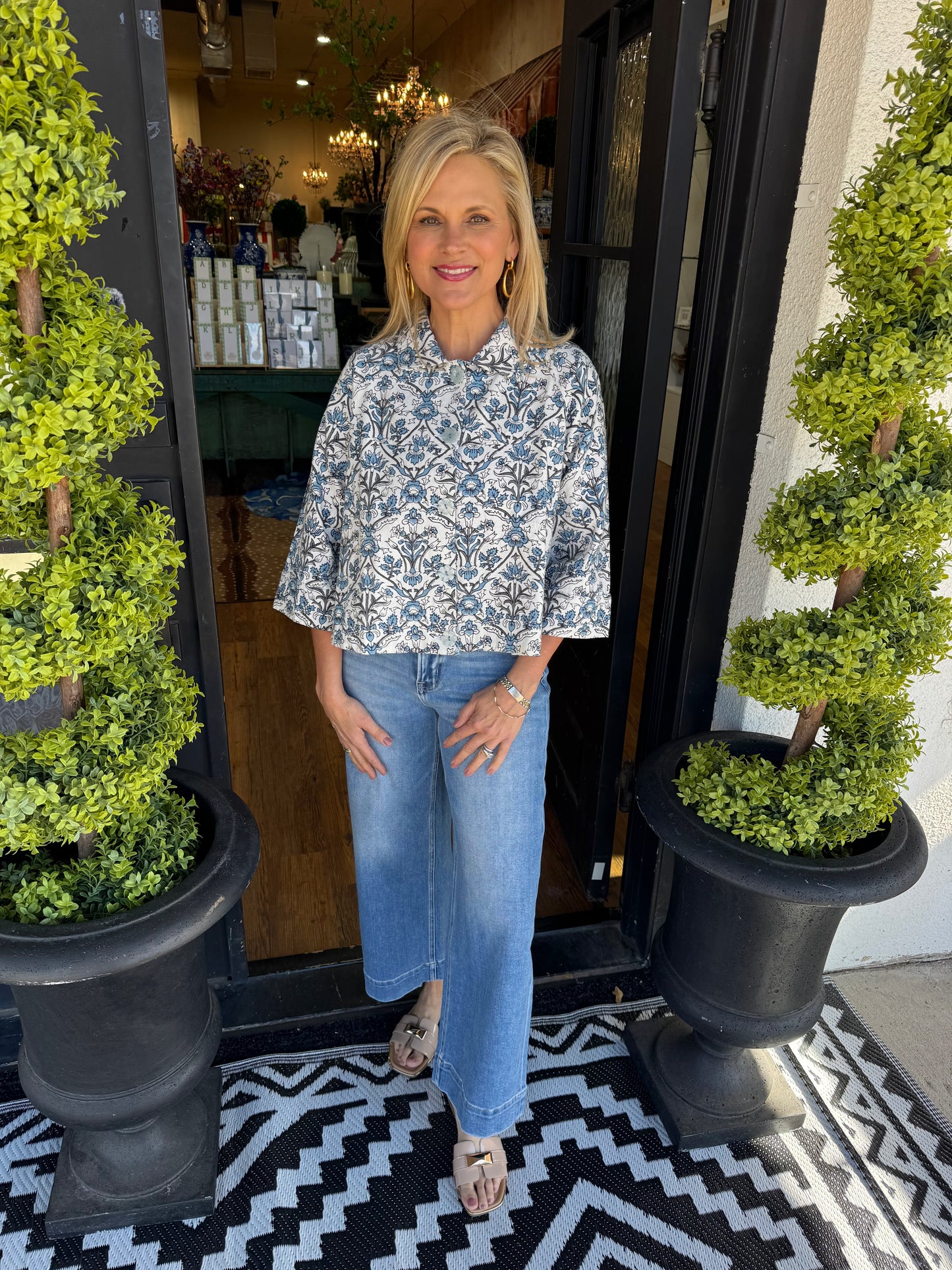 Ivy Jane Toile Swing Jacket