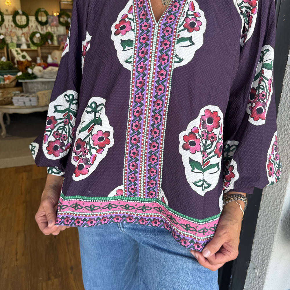 
                  
                    Susan Top - Plum
                  
                