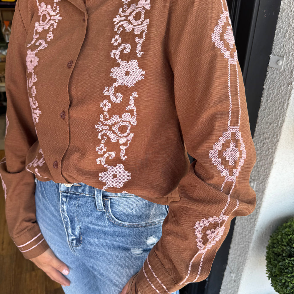 
                  
                    Trinity Top - Mocha Brown
                  
                