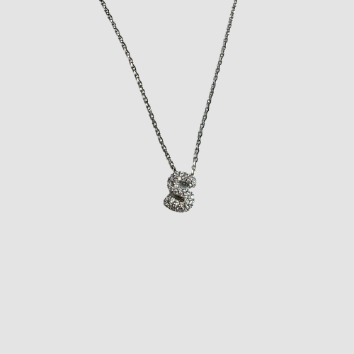 
                      
                        Initial Necklace- Silver 16"
                      
                    