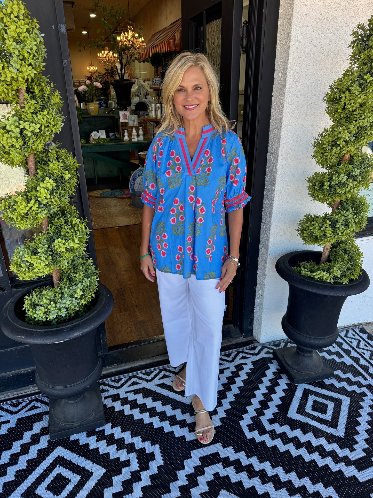 Scarlette Top - Cerulean