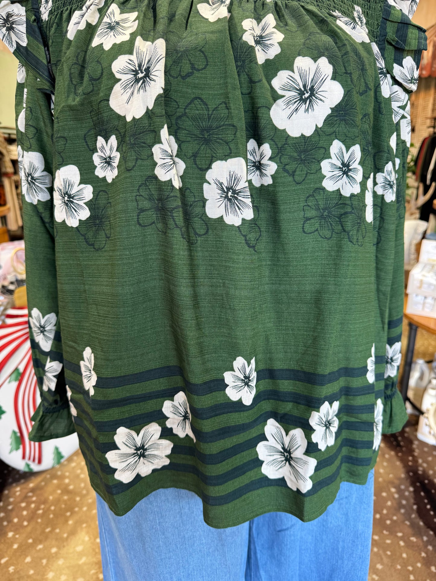 Mel Top - Palm Green Mix