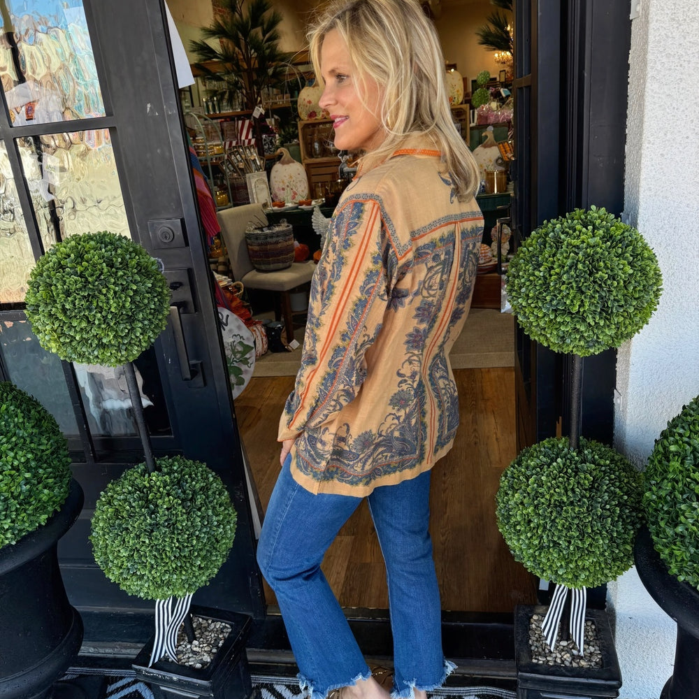 
                  
                    Ivy Jane Paisley Border Shirt
                  
                