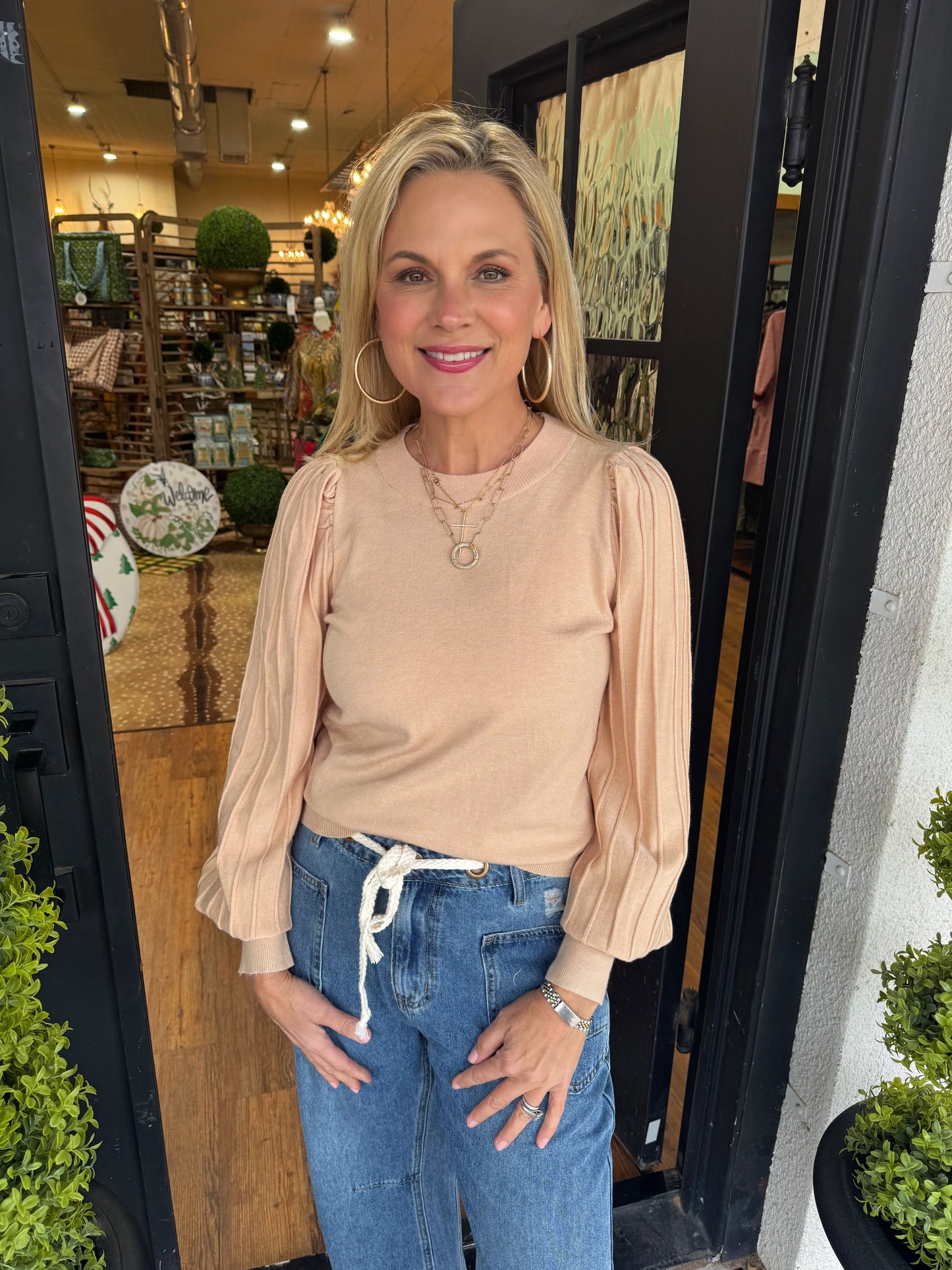 Fallon Sweater - Oat Milk