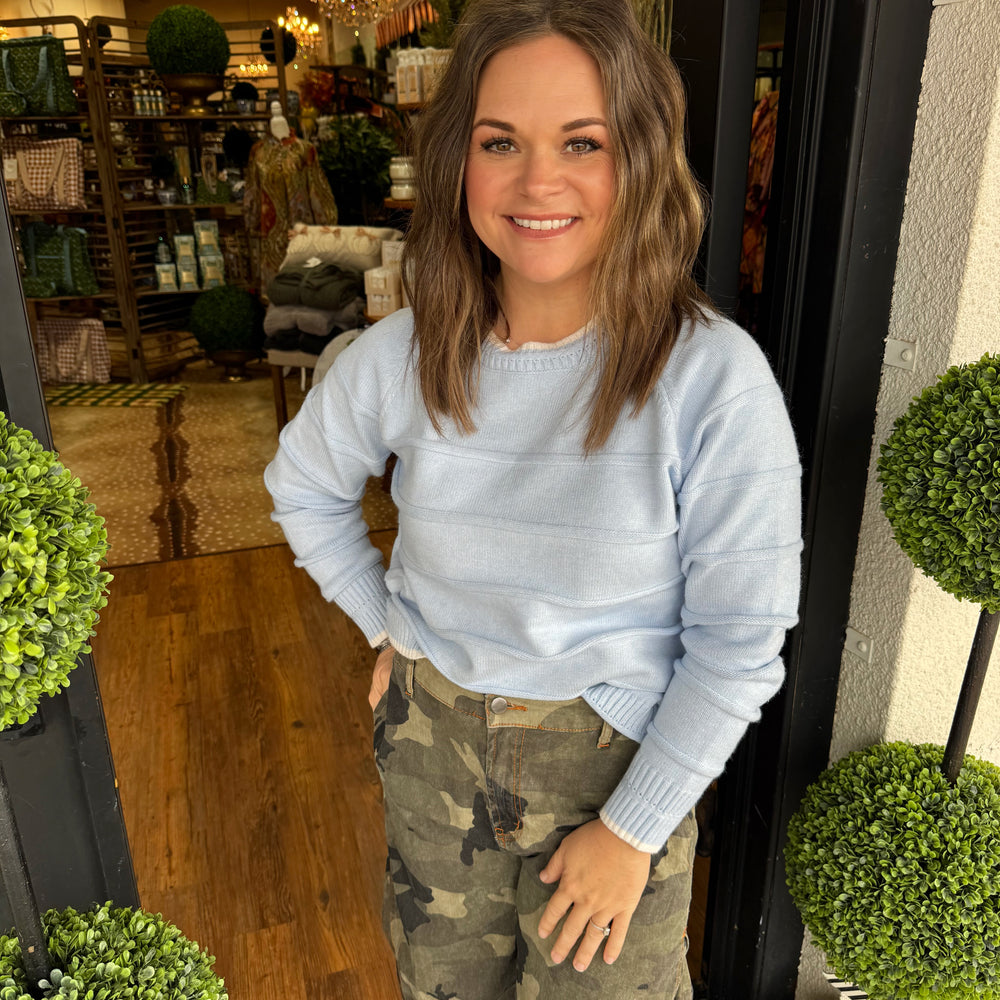 Destiny Sweater - Light Blue