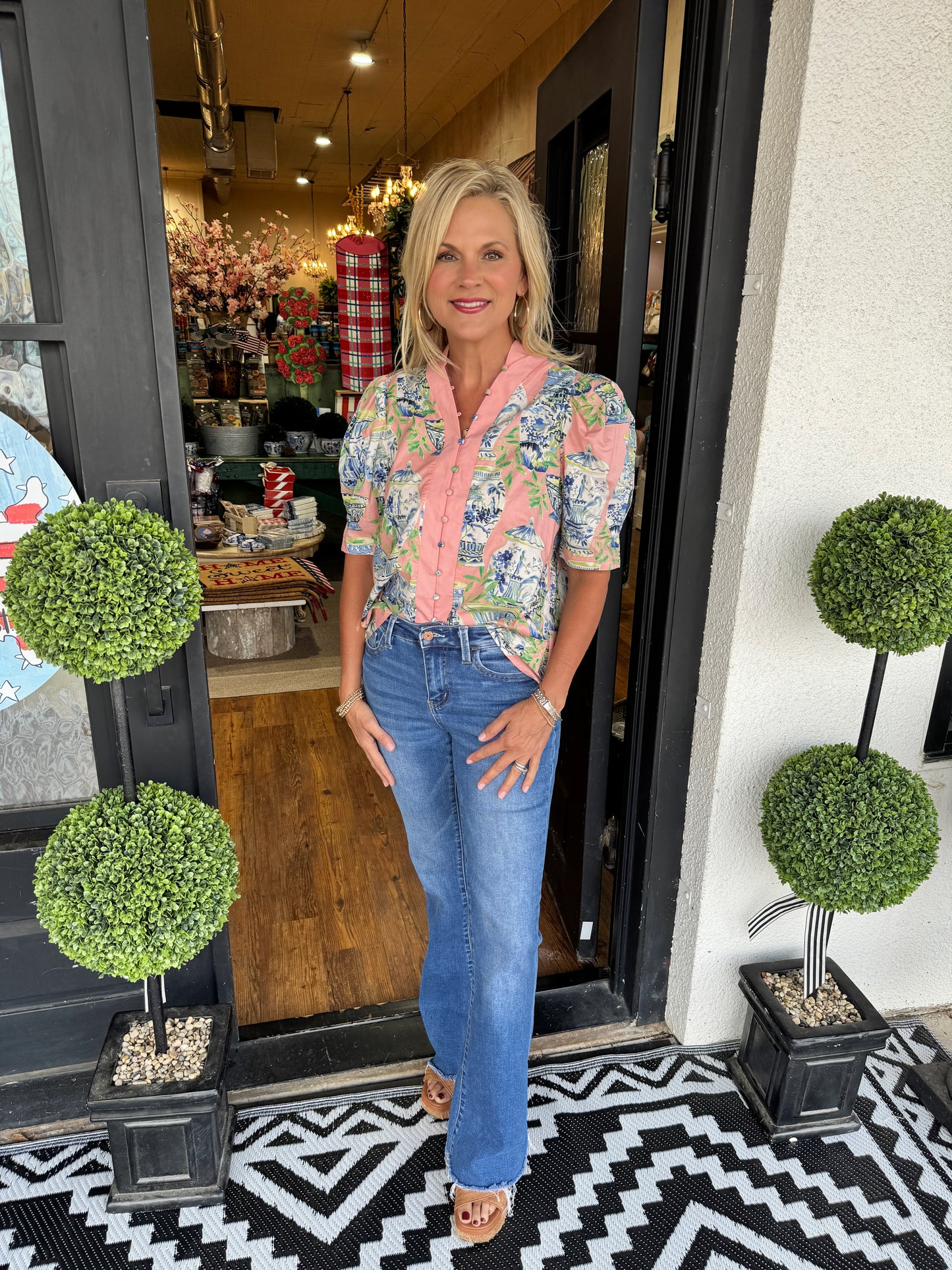 Talia Top- Pink