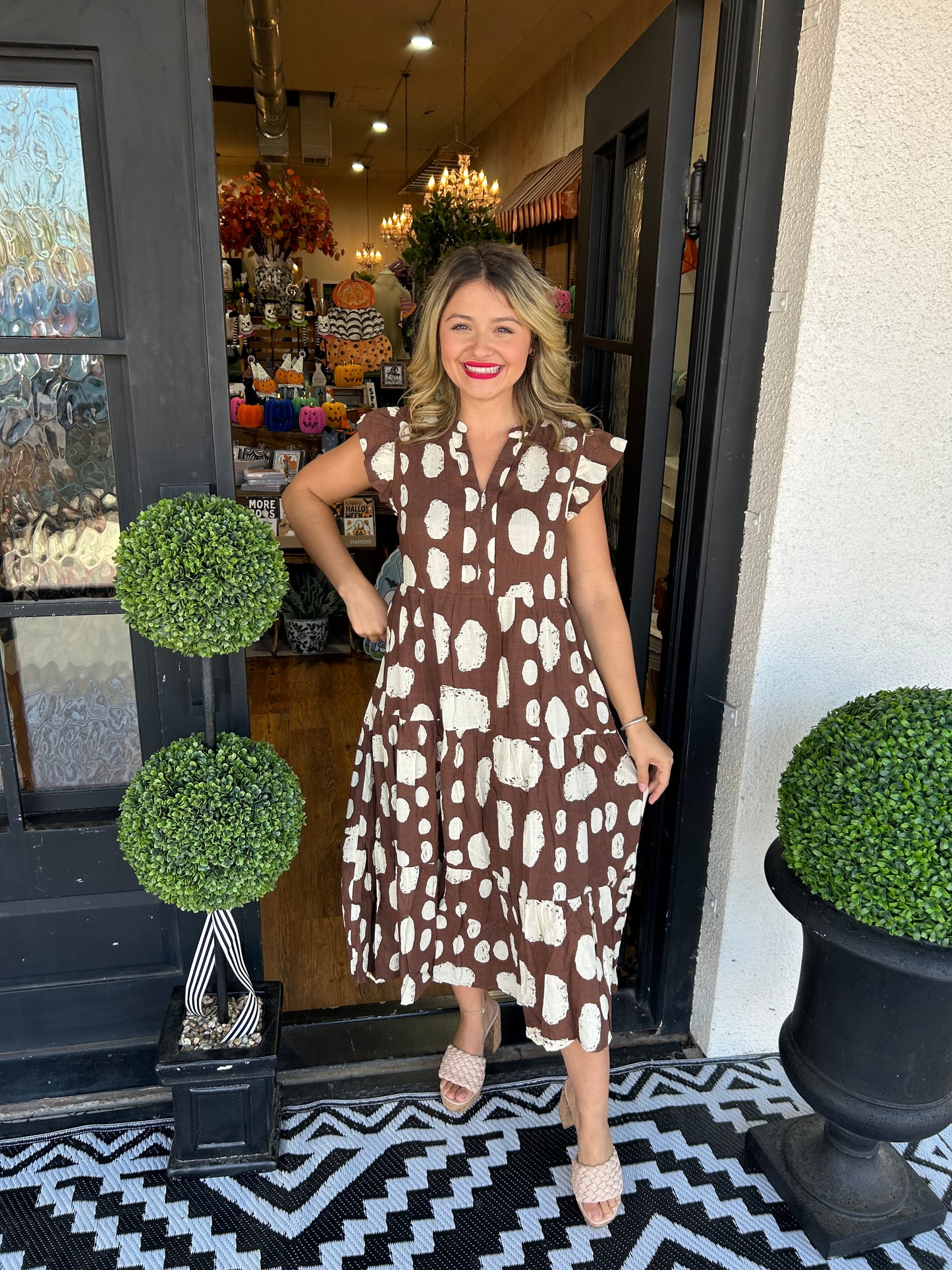 Colette Spotted Dress