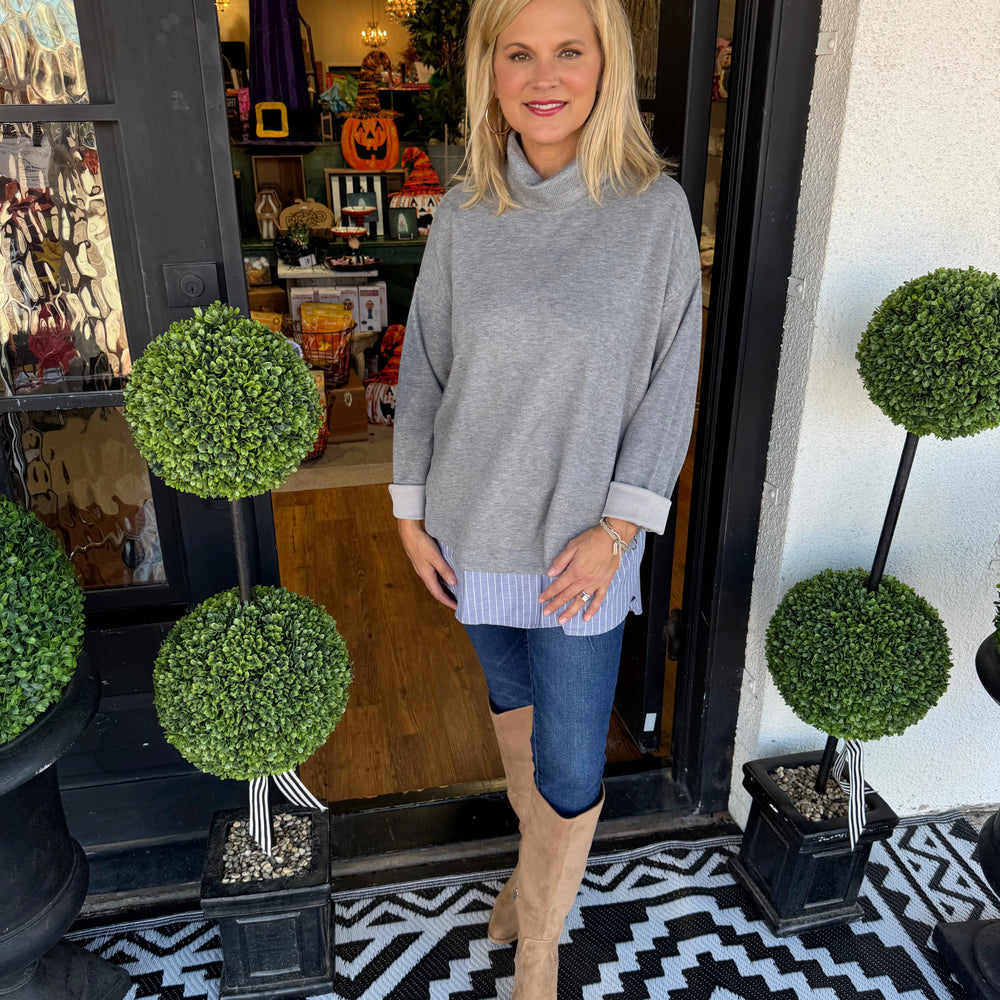 Faith Top - Grey