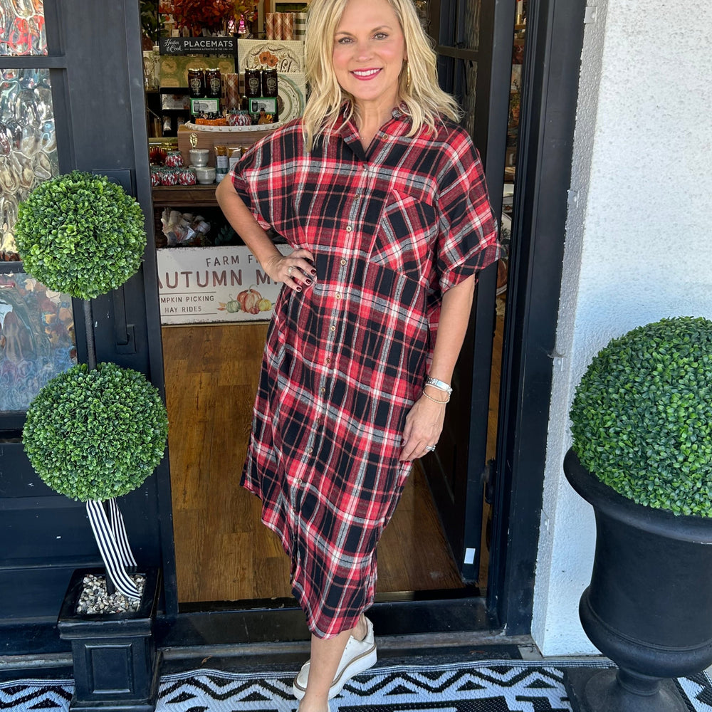 Parker Plaid Dress