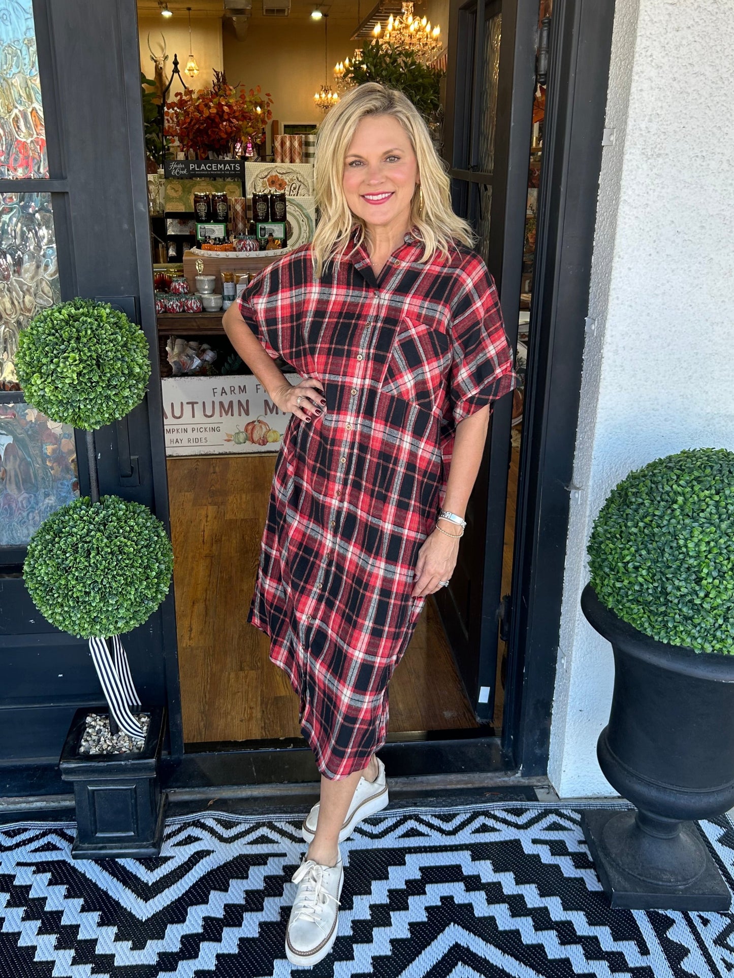 Parker Plaid Dress