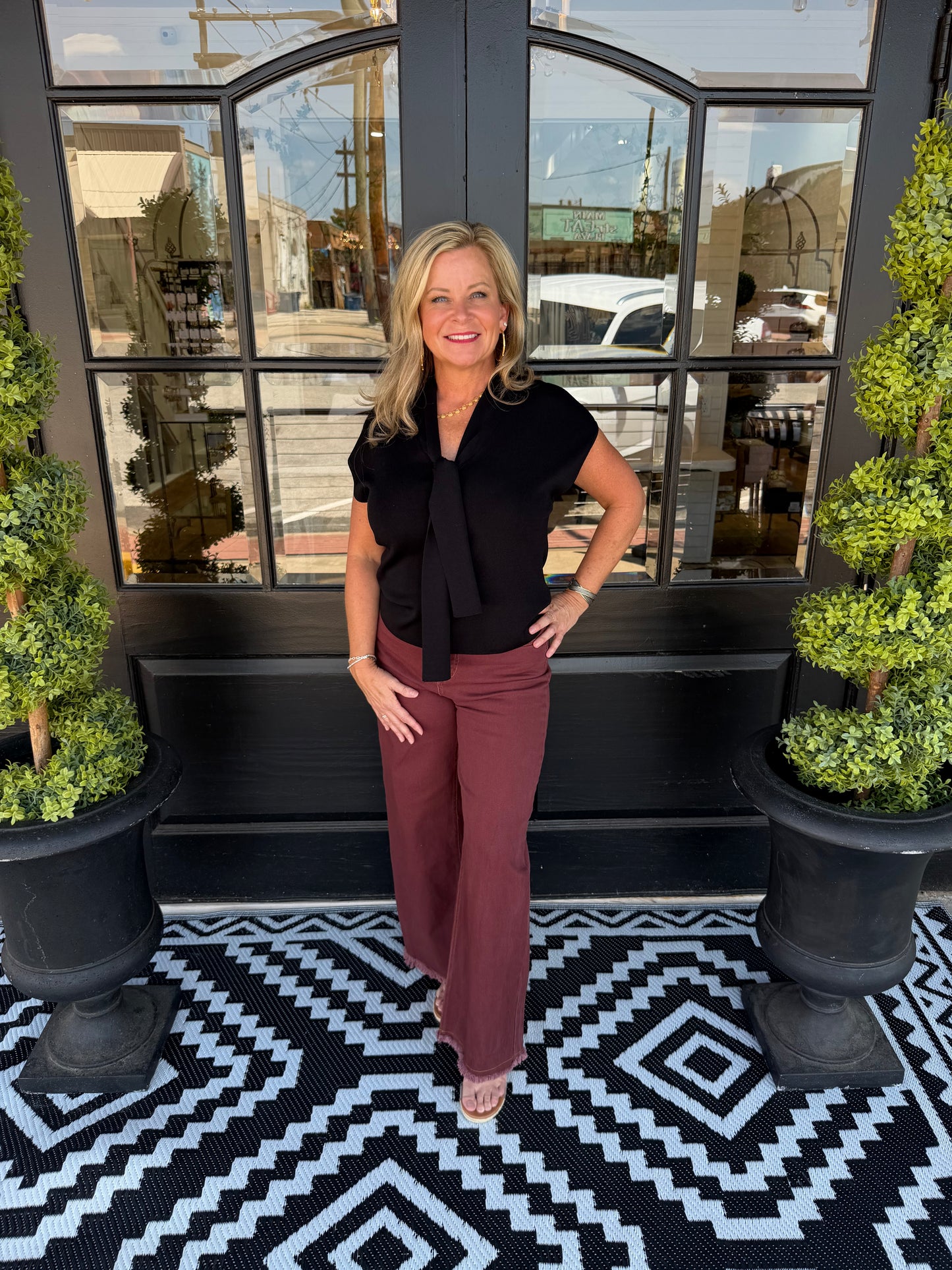 Lindale Pant - Vintage Wine