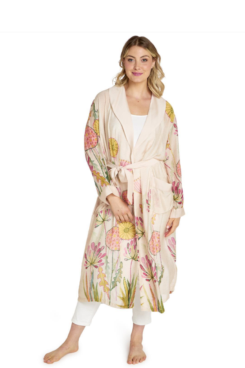 Pop Flowers Robe