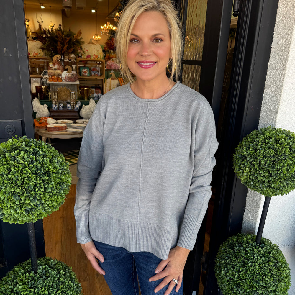 Cynthia Sweater - Heather Gray