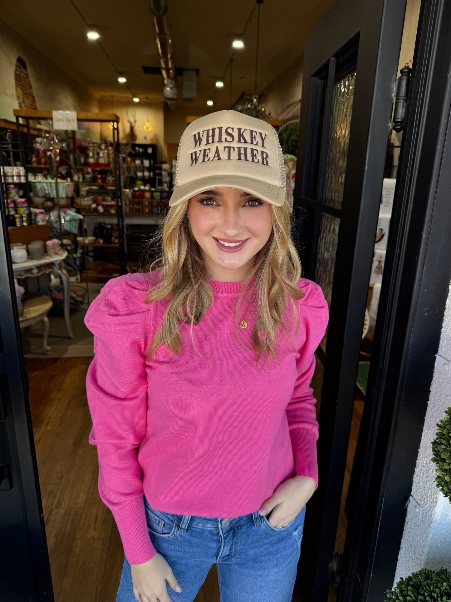 Whiskey Weather Trucker Hat