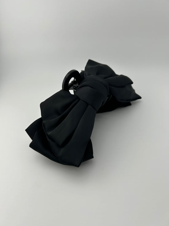 Satin Bow Clip