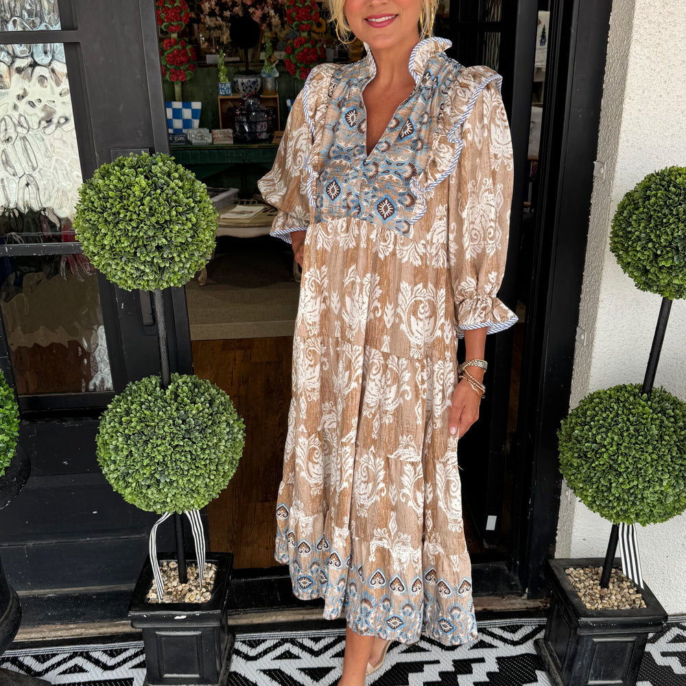 Barbara Dress - Taupe