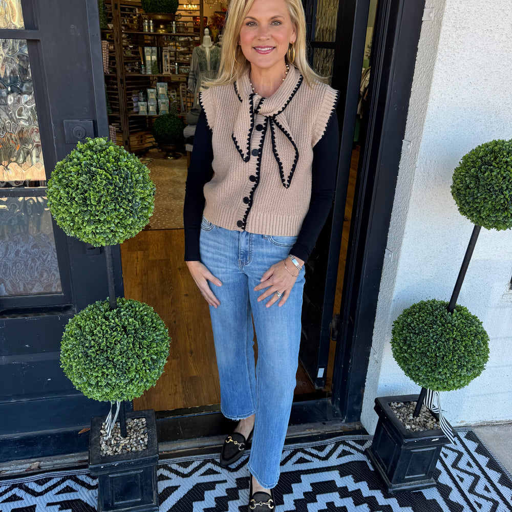 Honey Top - Taupe Black