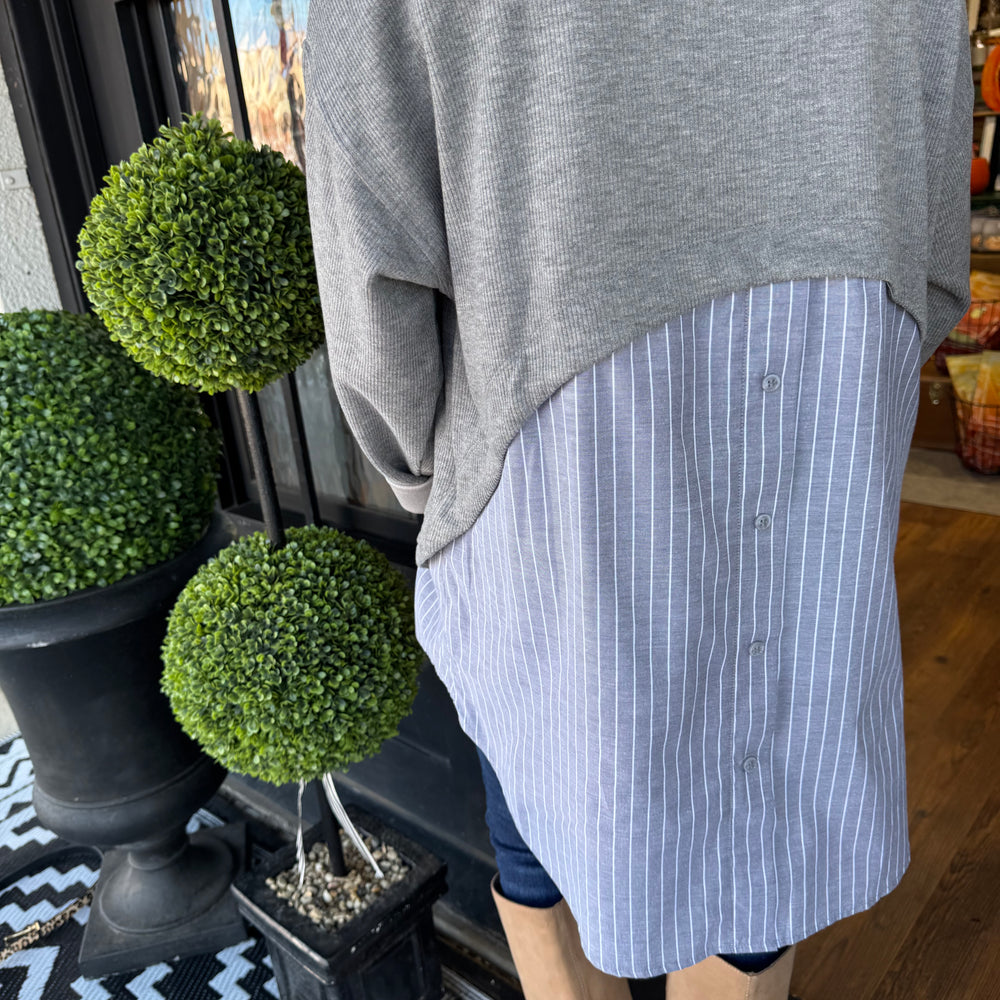 
                  
                    Faith Top - Grey
                  
                