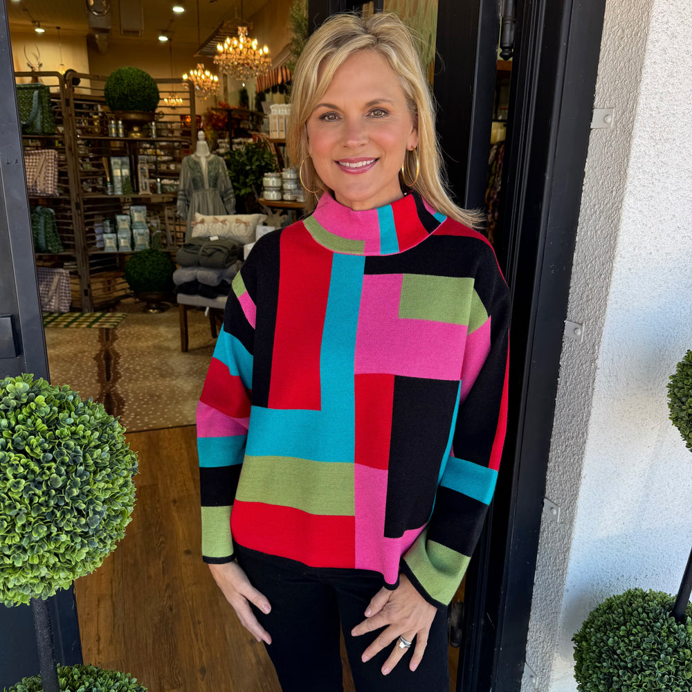 Ivy Jane Color Block Sweater