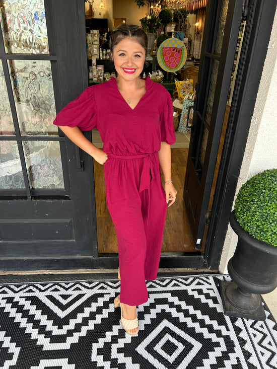 Annalise Jumpsuit Berry