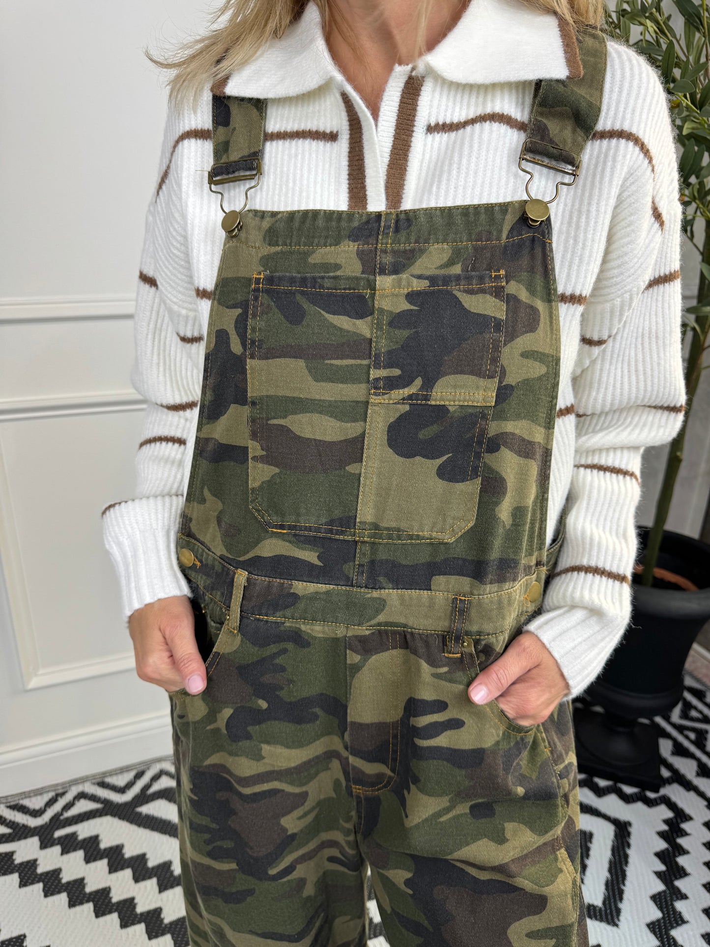 Moe Overall - Washed Camo