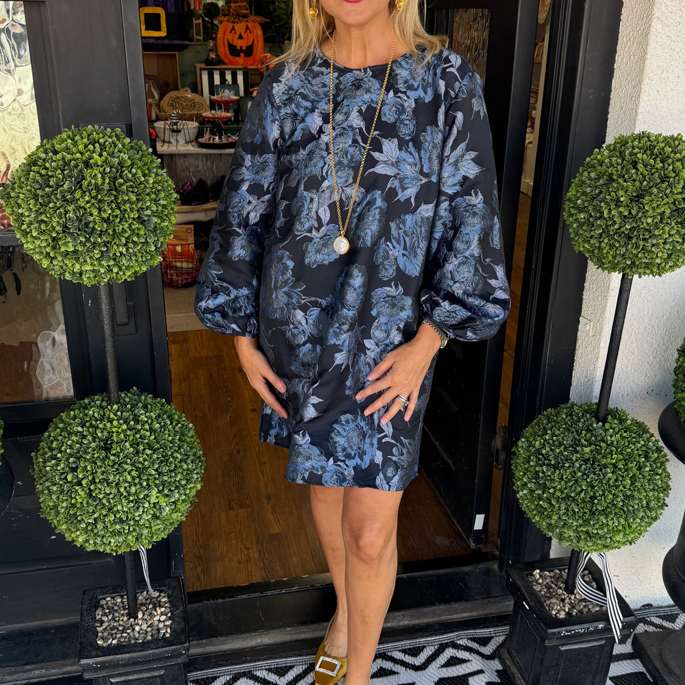 Harper Dress - Navy