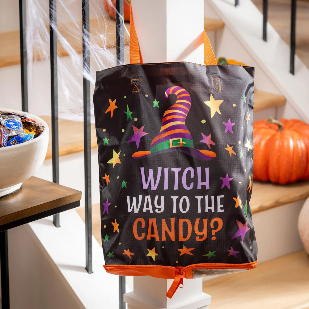 Witch Way To The Candy Compact Tote Bag