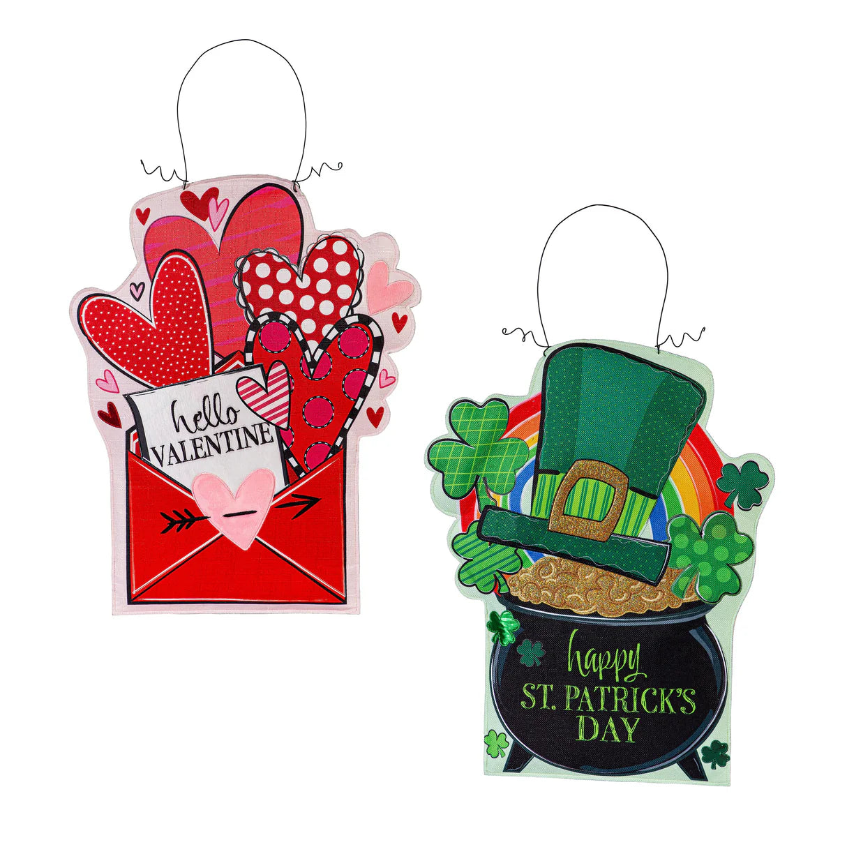 Valentine's Day/ St. Patrick's Door Hanger