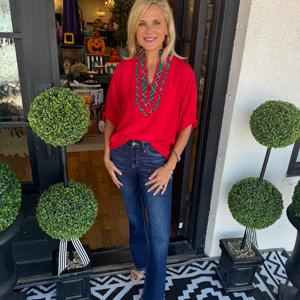 Ingrid Top - Red
