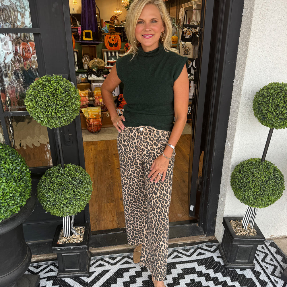 Leslie Top - Deep Green