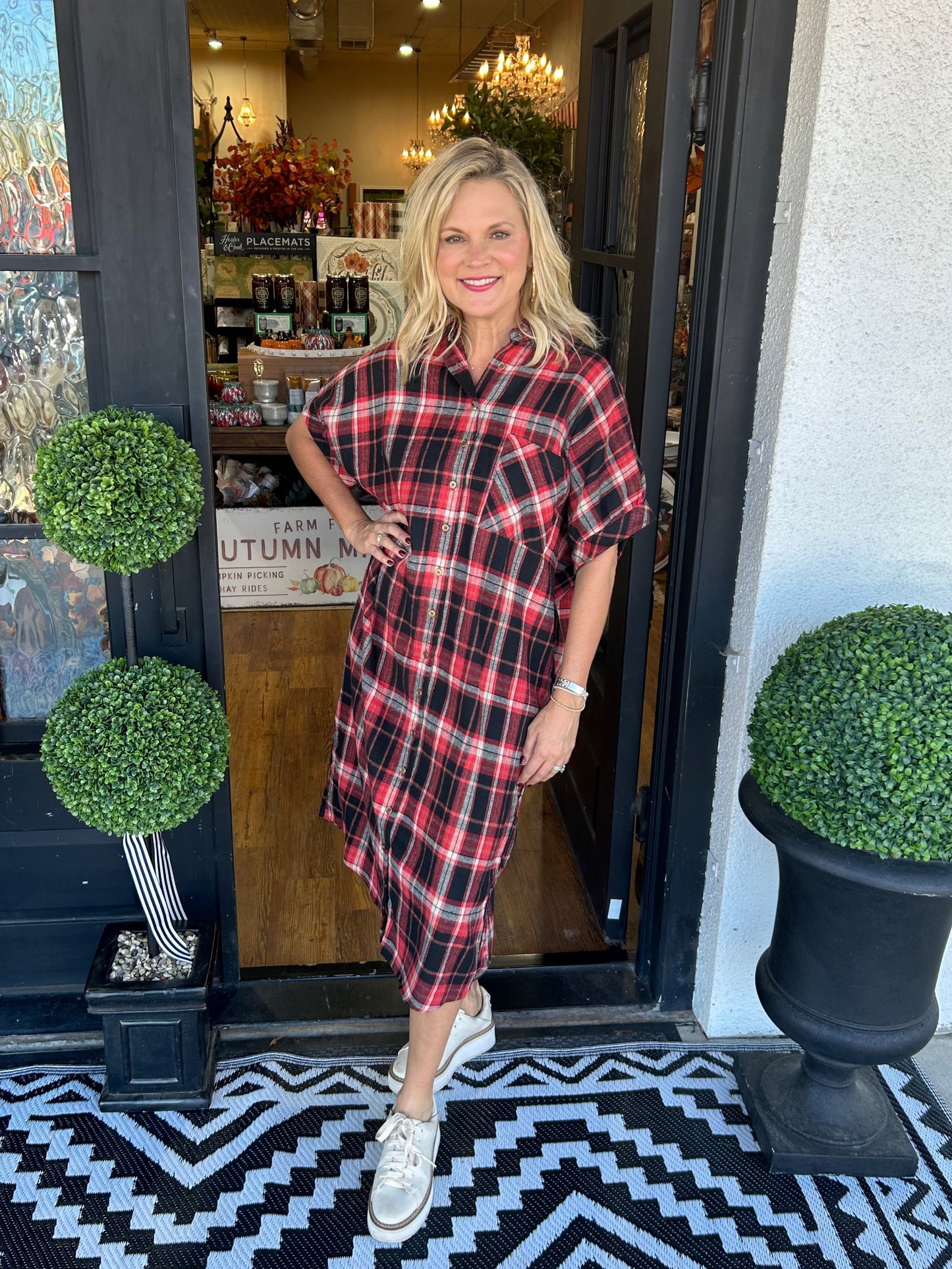 Parker Plaid Dress