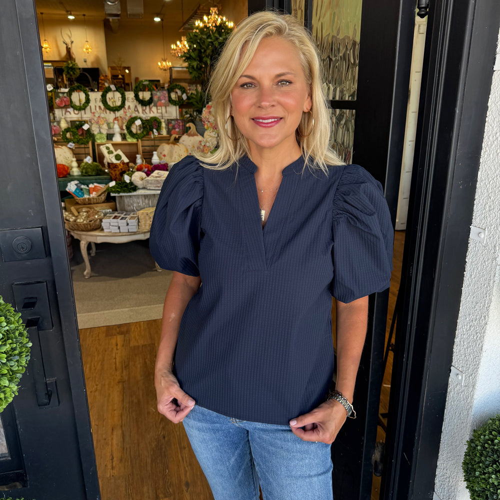 
                  
                    Danica Top - Navy
                  
                