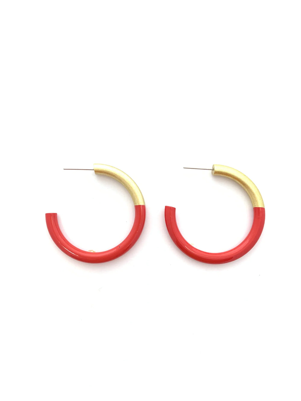 LIZ Hoops in Real Red