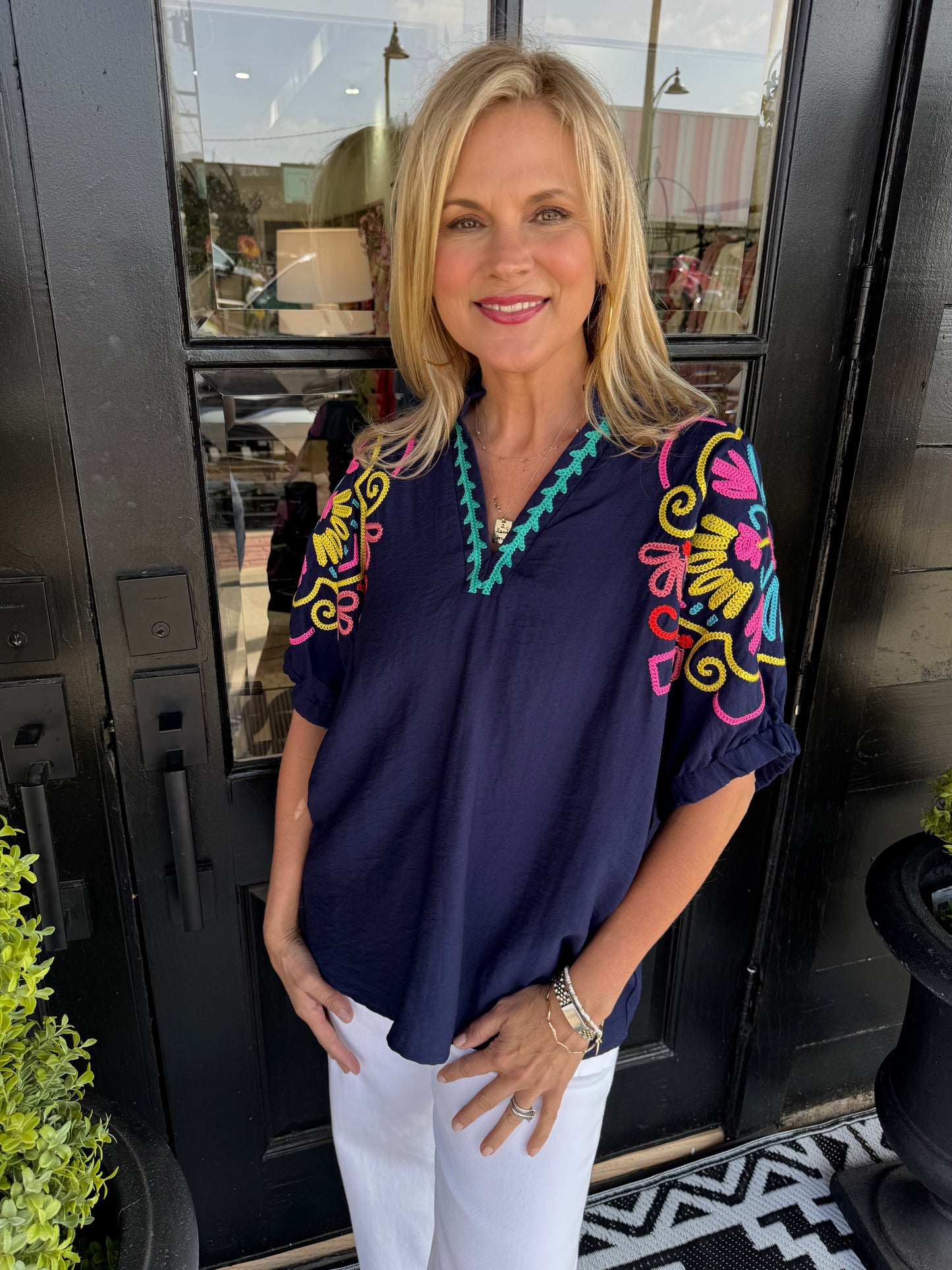 Raquel Top - Navy
