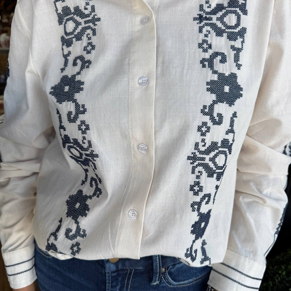 
                  
                    Trinity Top - Ecru
                  
                
