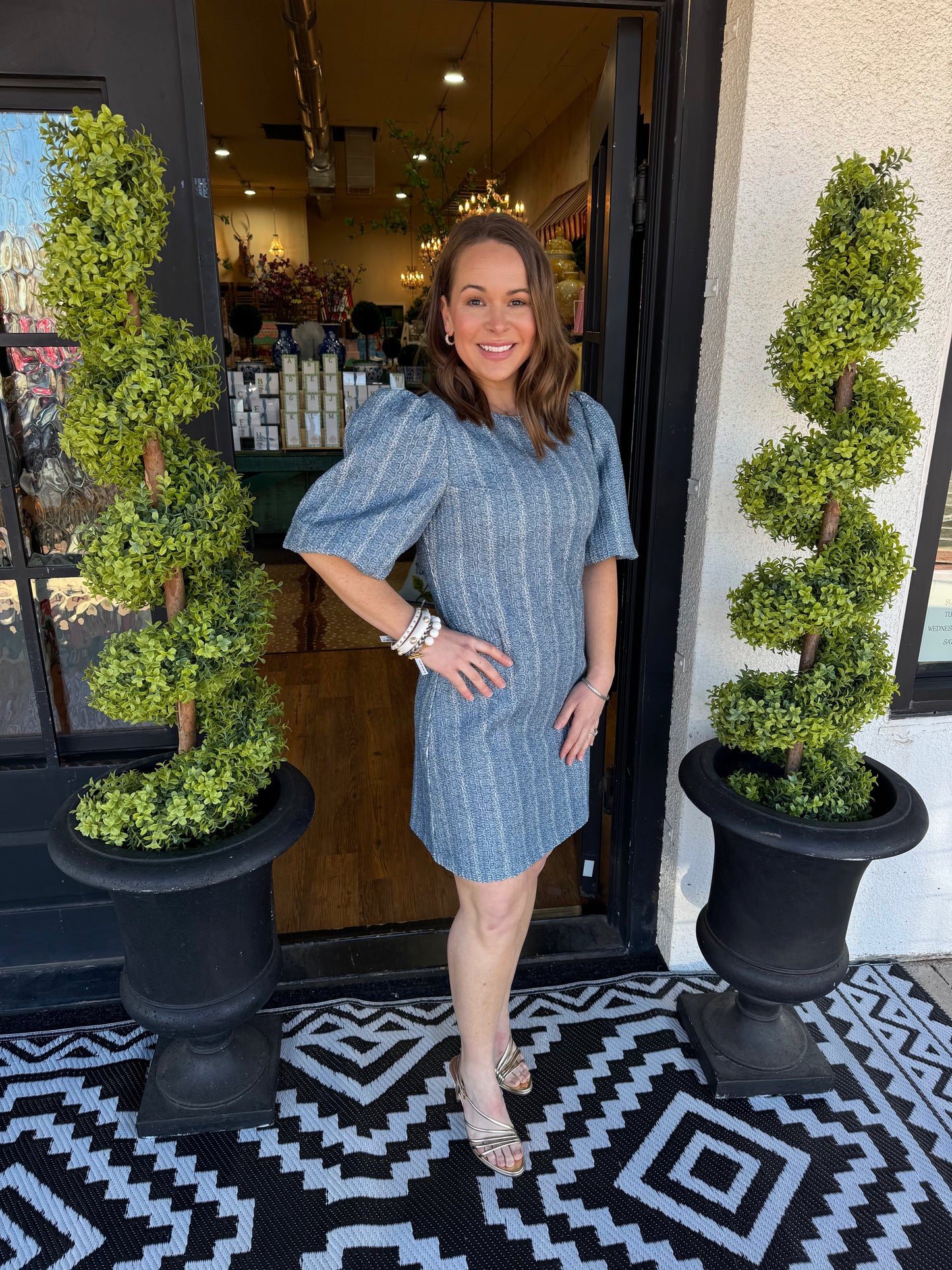 Colbie Dress - Blue