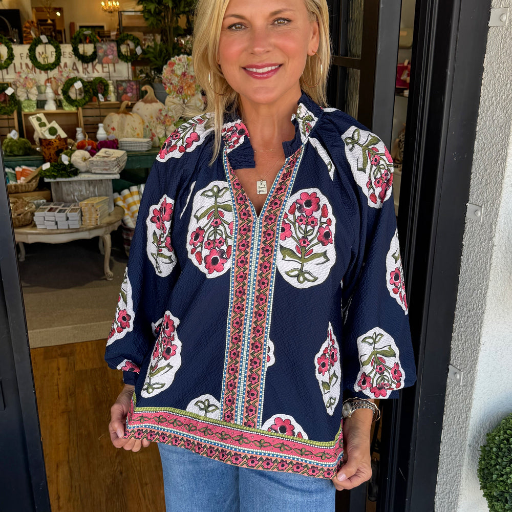 Susan Top - Navy