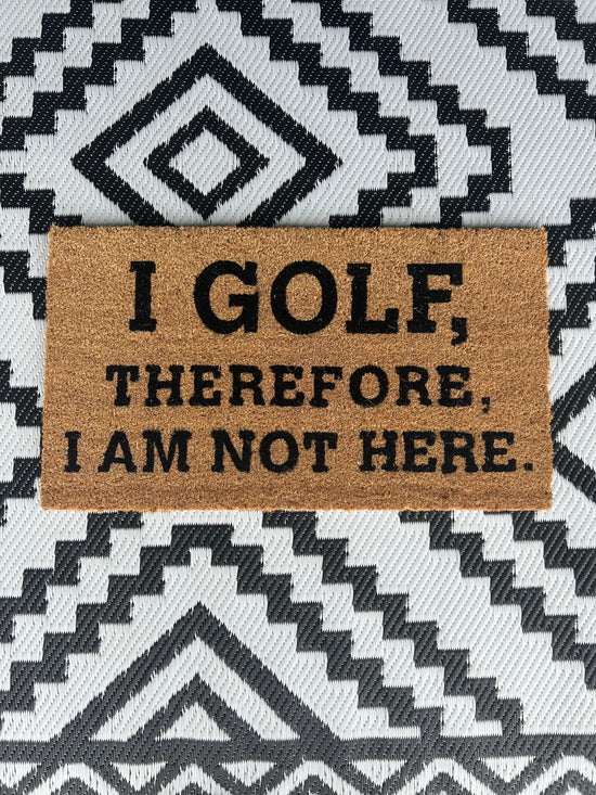 I Golf Rug