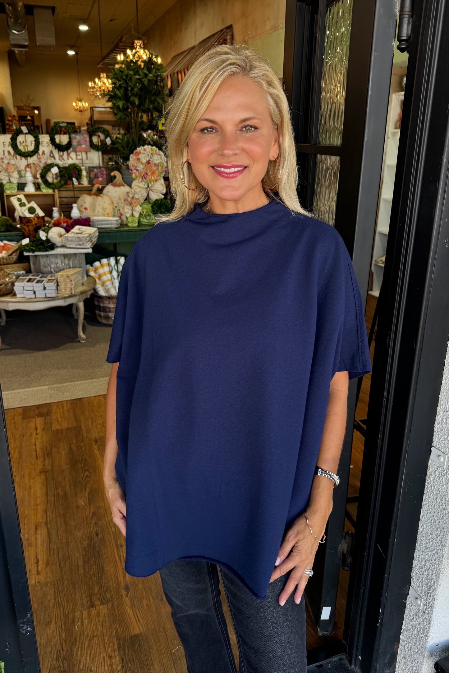 Cullen Top - Navy