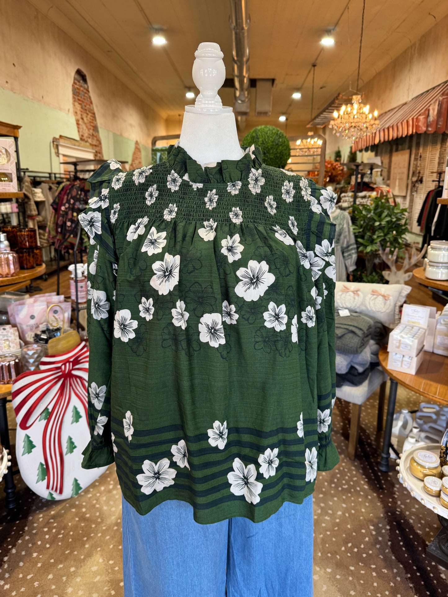 Mel Top - Palm Green Mix